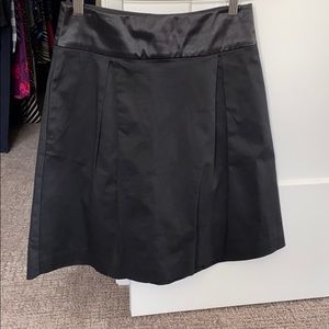 Black knee length skirt